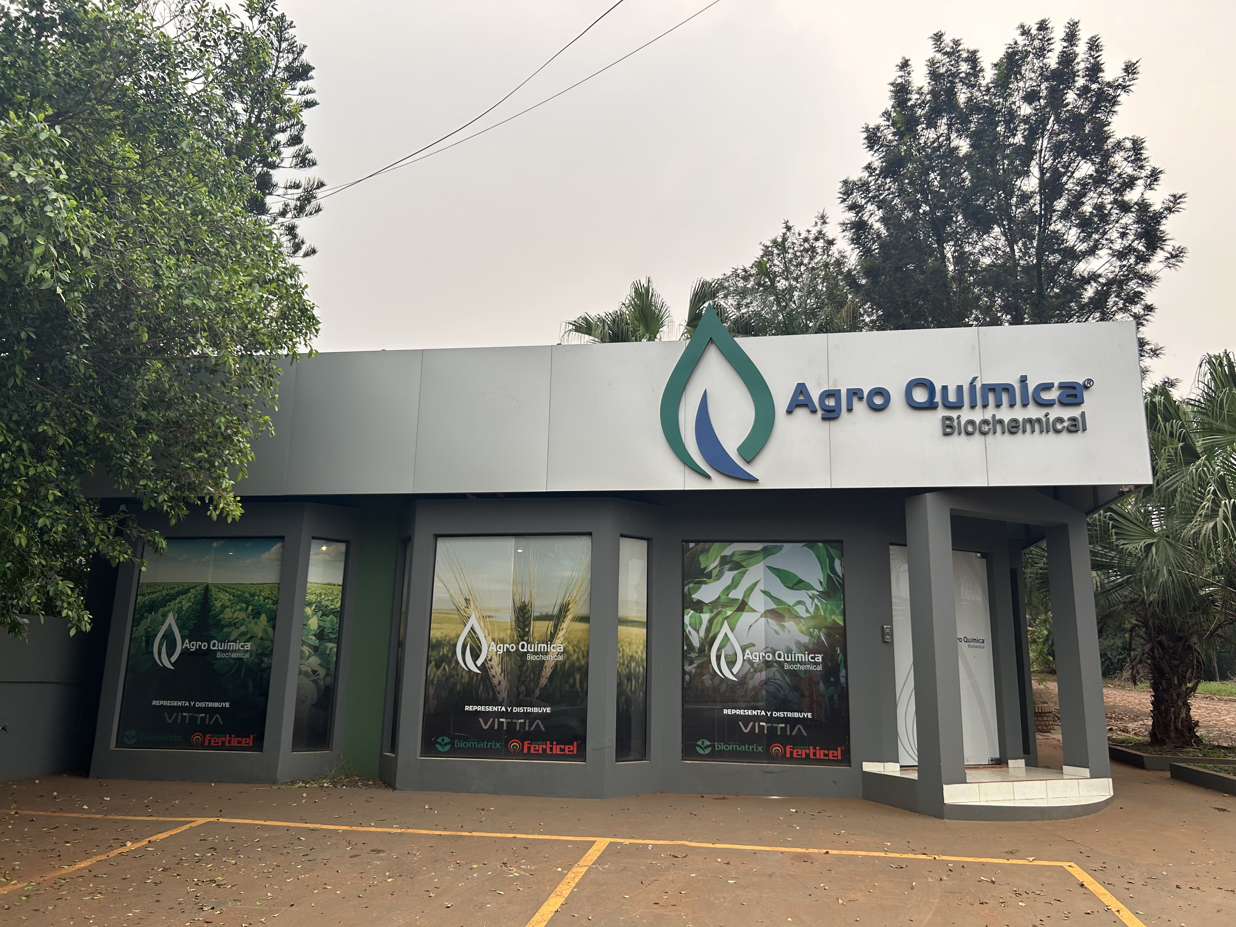 Fachada da Sucursal Bella Vista Agro Química